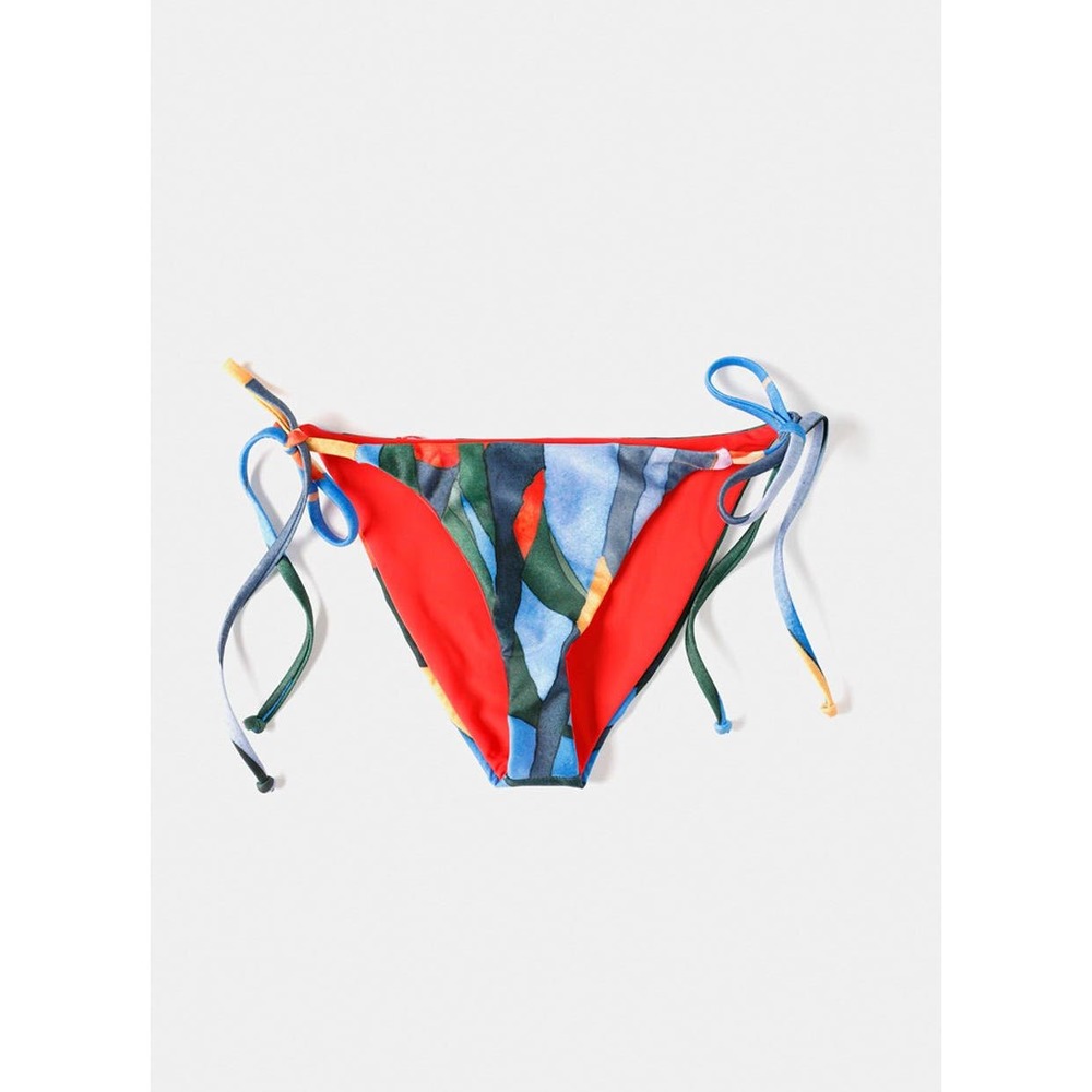 Mara Hoffman Lei Bikini Bottom in Rainbow Multi